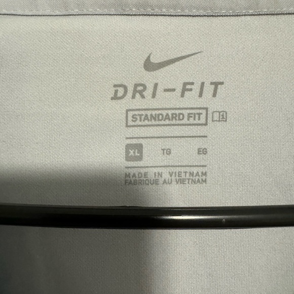 Nike Grey Grid Dri-Fit Golf Polo ⛳️ - Picture 6 of 9